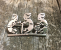 Kokopelli Musikanten Brosche