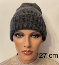 Alpaka Mtze fr Damen Beanie lang in zwei Farben