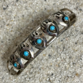 Brentatzen Armreif mit 5 Trkisen