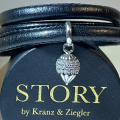 Story by Kranz & Ziegler Charm Anhnger Treasure Drop Silber 4208741