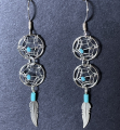 Dreamcatcher Ohrring Indianerschmuck