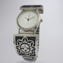 Sunface Overlay Armbanduhr Hopi Indianerschmuck Unisex