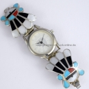 Sunface Uhrenarmband Damen Multicolor Zuni Indianerschmuck