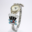 Sunface Uhrenarmband Damen Multicolor Zuni Indianerschmuck