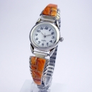 Spiny Oyster Inlay Armbanduhr Navajo Indianerschmuck Damen