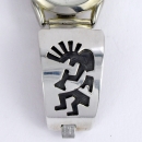 Kokopelli Overlay Damen Uhrarmband Navajo Indianerschmuck