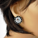 Sunface Ohrring Zuni Indianerschmuck