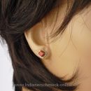 Spiny Oyster Ohrstecker Navajo Indianerschmuck