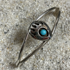 Brentatzen Armreif mit Trkis Navajo Indianerschmuck