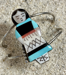 Zuni Maiden Armreif Zuni Indianerschmuck