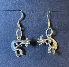 Kokopelli Ohrring Sterlingsilber Indianerschmuck