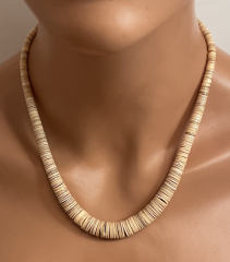 Melon Muschelkette graduiert Indianerschmuck