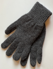 Handschuh Gr.7 100% Alpaka anthrazit