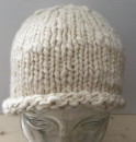 Mtze aus 100 % Merinowollw handmade