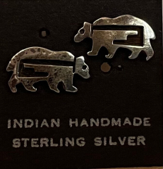 Hopi Overlay Br Ohrstecker