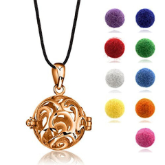 Duftanhnger Sonnenaufgang Sterlingsilber ros vergoldet - gross