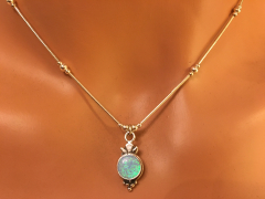 Liquid Kette mit Opal
