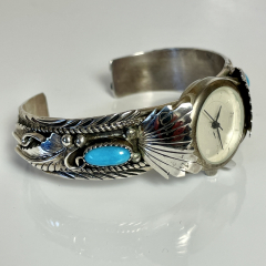 Trkis Uhrenarmreif Navajo Indianerschmuck Damen